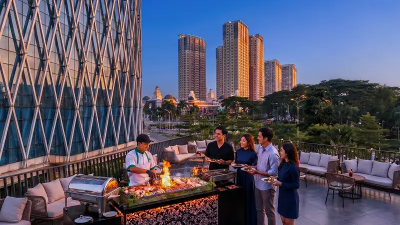 Firehouse Grill All You Can Eat Atria Hotel Gading Serpong, Sensasi Live Grill City View dengan Promo Buy 1 Get 1 Setiap Akhir Pekan