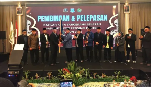 Sekda Tangsel Lepas Kafilah MTQ Banten ke-23, Tekankan Prestasi dan Akhlak Qurani