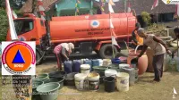 Atasi Dampak Kemarau, BPBD Kabupaten Tegal Salurkan 108 Ribu Liter Air Bersih untuk 11.490 Jiwa