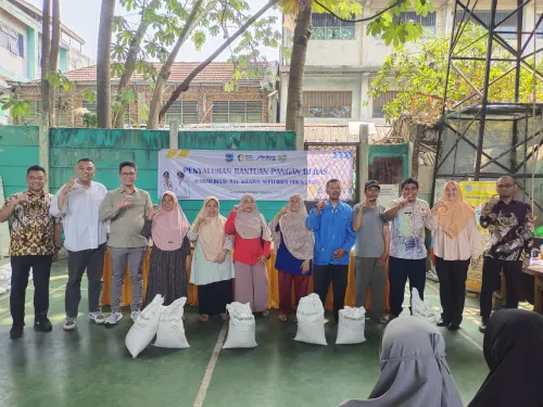 DKP3 Tangsel Salurkan Bantuan Beras, Jaga Stok dan Stabilkan Harga Pangan