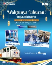 KAI Daop 7 Madiun Tambah Rangkaian KA Hadapi Libur Panjang Maulid Nabi