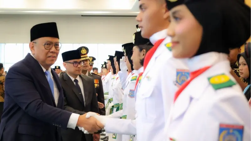 50 Paskibraka Tangsel Dikukuhkan, Siap Emban Amanah HUT ke-81 RI