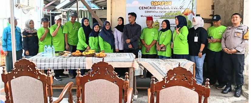Bank Sampah Cengkir Muda RW 01 Cempaka Putih Tangsel Diresmikan, Harapan Kecil Kurangi Sampah