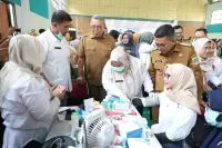 Andra Soni  Sebut Capaian CKG Banten 6,4 juta Jiwa, Benyamin: Tangsel 742 Ribu