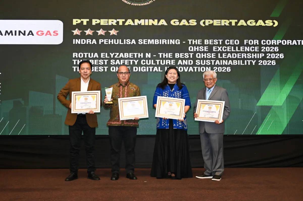 Pertagas Sabet 4 Penghargaan IQSA 2026, Komitmen Keselamatan Berkelanjutan Makin Moncer
