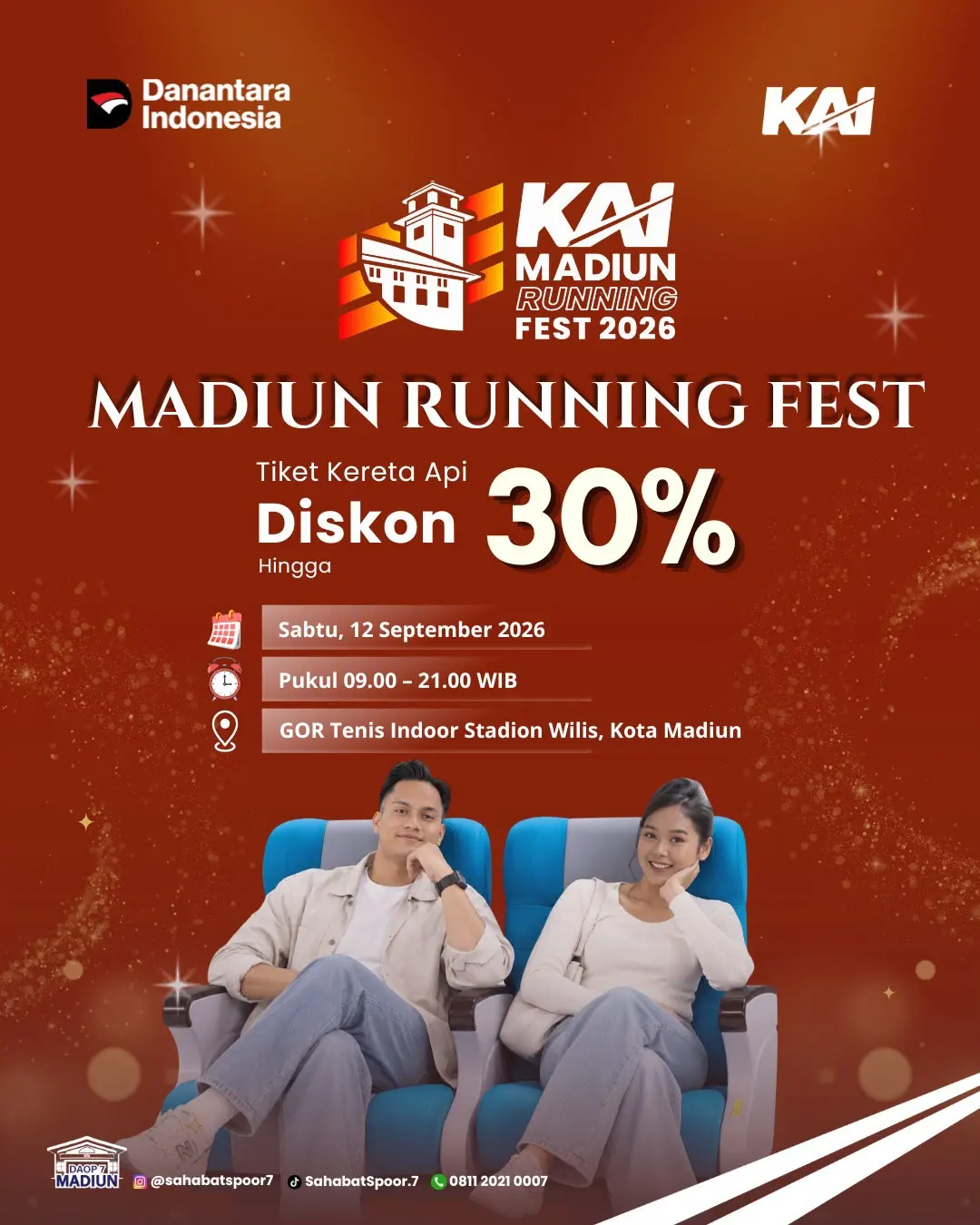 KAI Tebar Diskon Tiket hingga 30 Persen, Buruannya Peserta Madiun Running Fest 2026