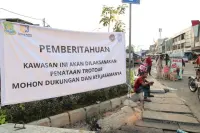 Dinas PUPR Kota Tangerang Gencar Bangun Pedestrian