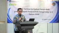 Kantah Tangsel Percepat Sertipikasi BMN, 10 Sertipikat Diserahkan