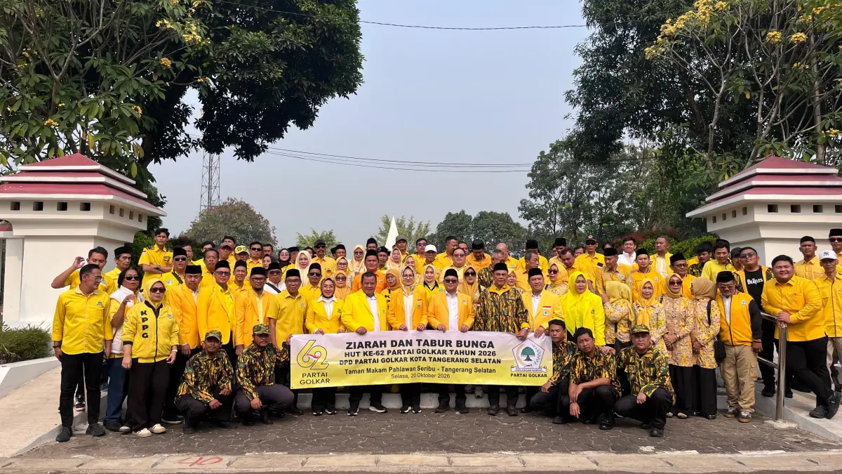 HUT ke-62 Golkar, Airin Warning Kader: Jangan Cuma Kejar Kursi, Rakyat Harus Diurus