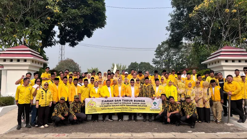 HUT ke-62 Golkar, Airin Warning Kader: Jangan Cuma Kejar Kursi, Rakyat Harus Diurus