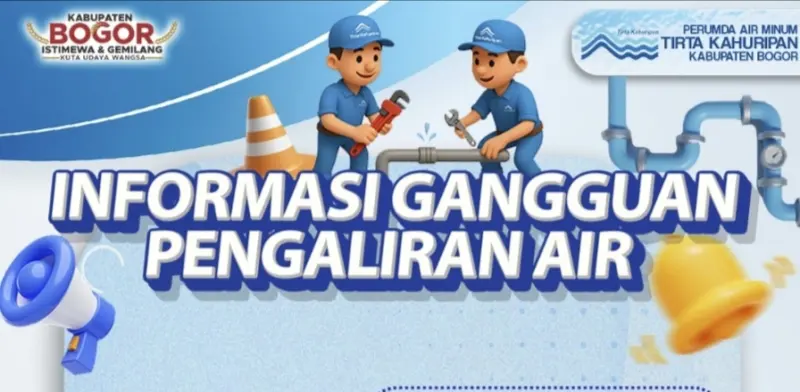 Air PDAM Tirta Kahuripan Kabupaten Bogor  Kerap Mati, Warga Parung Dibuat Jengkel