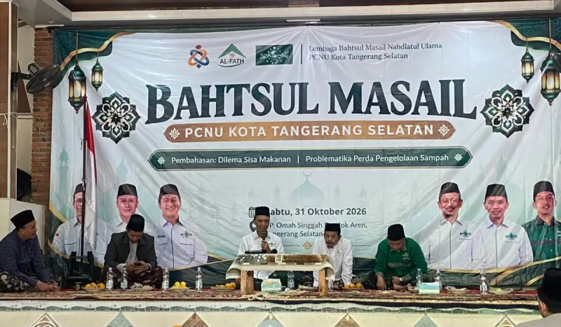 Polemik Sampah di Tangsel Dibedah di Bahtsul Masail, Ketua PCNU: Fikih Harus Jadi Solusi