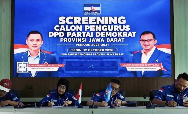 Anton Sukartono Suratto Rapikan Barisan Demokrat Jabar, Bidik Kemenangan