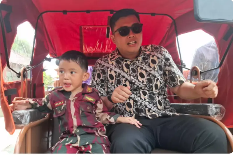 Sastra Winara Kepincut Becak Listrik Bantuan Prabowo, Siap Keliling Cibinong