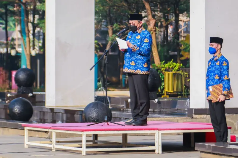 Peringati Hari Koperasi Nasional ke-75, Pemkot Tangsel Gelar Apel