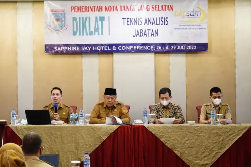 SDM Minim, Begini Yang Dilakukan Pemkot Tangsel Gelar Diklat Analisis Beban KerjaÂ 