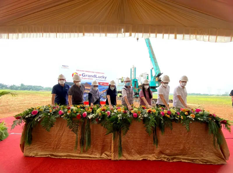 Sinar Mas Land dan PT Mitra Belanja Anda Mulai Bangun GrandLucky Superstore di BSD City