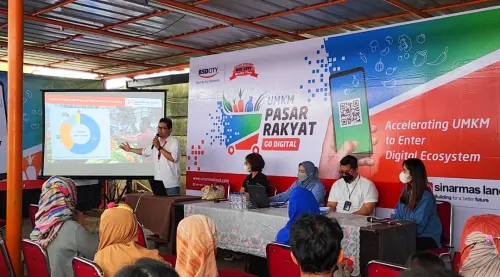 Sinar Mas Land Dorong UMKM Pasar Rakyat Go Digital