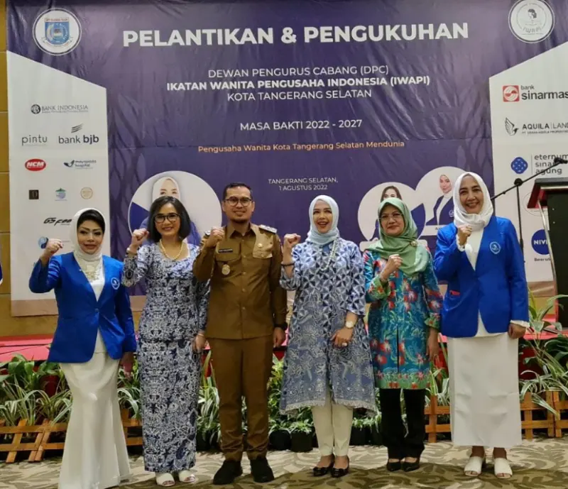Intip Pengukuhan DPC IWAPI Kota Tangsel Periode 2022-2027