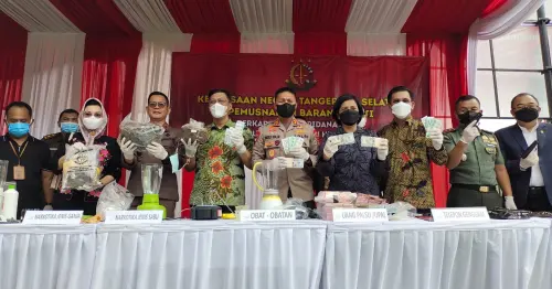 Kejari Tangsel Musnahkan Barang Bukti 223 Perkara Senilai Rp 5 Miliar