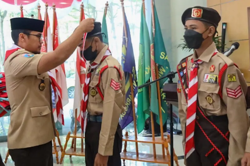 Lepas Kontingen Jambore Nasional XI Asal Tangsel,<br>Pilar : Tunjukan yang Terbaik