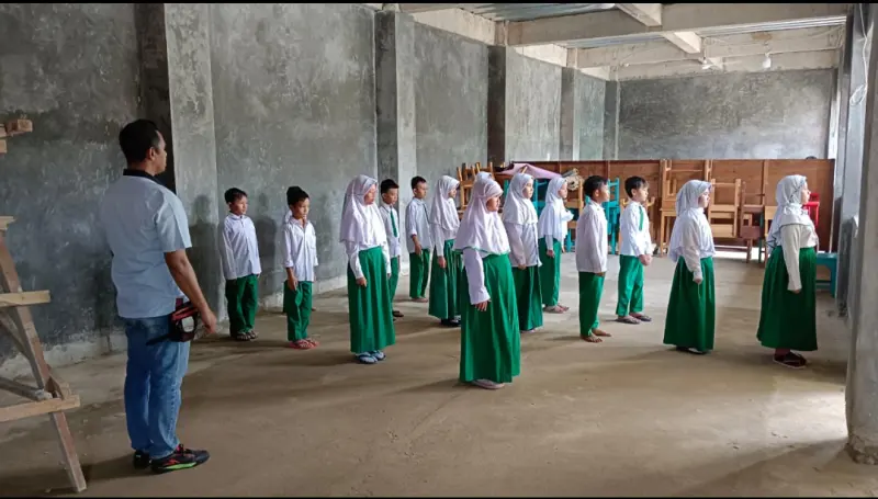 Paskibraka Tingkat RW di Tangsel Digembleng