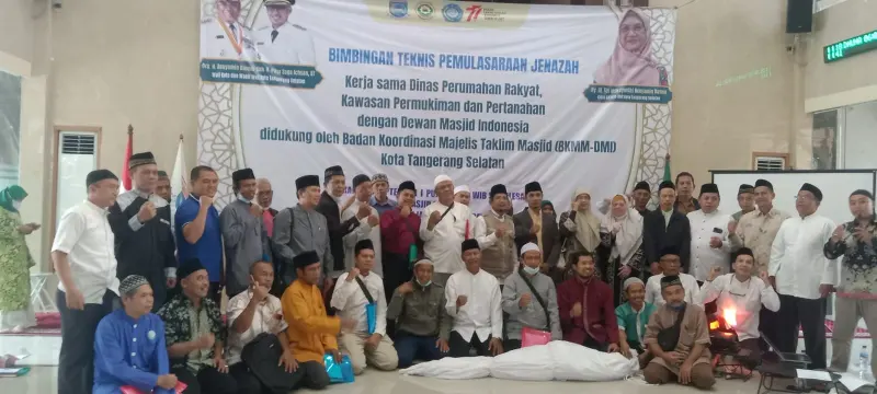 100 Peserta Ikuti Pelatihan Pemulasaran Jenazah di Pondok Jaya, Tangsel