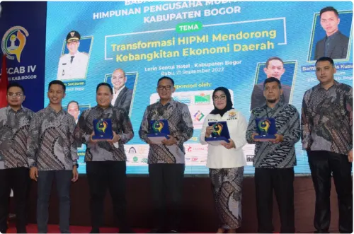 HIPMI Kabupaten Bogor Muscab,  Bupati Iwan Setiawan Beri Pesan