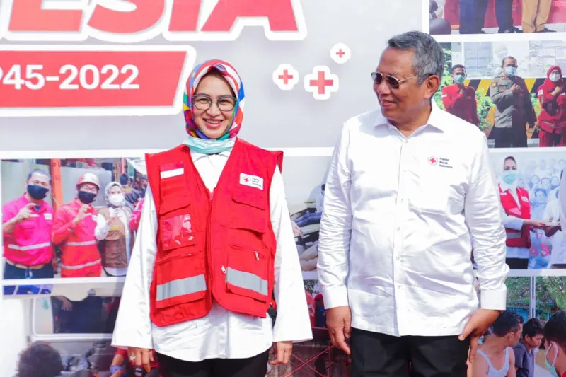 HUT PMI Ke-77, Benyamin PMI Berjasa Bagi Kemanusiaan, Airin Terus Tebar Kebaikan