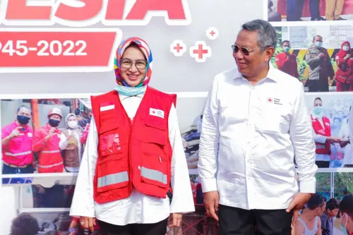 HUT PMI Ke-77, Benyamin PMI Berjasa Bagi Kemanusiaan, Airin Terus Tebar Kebaikan