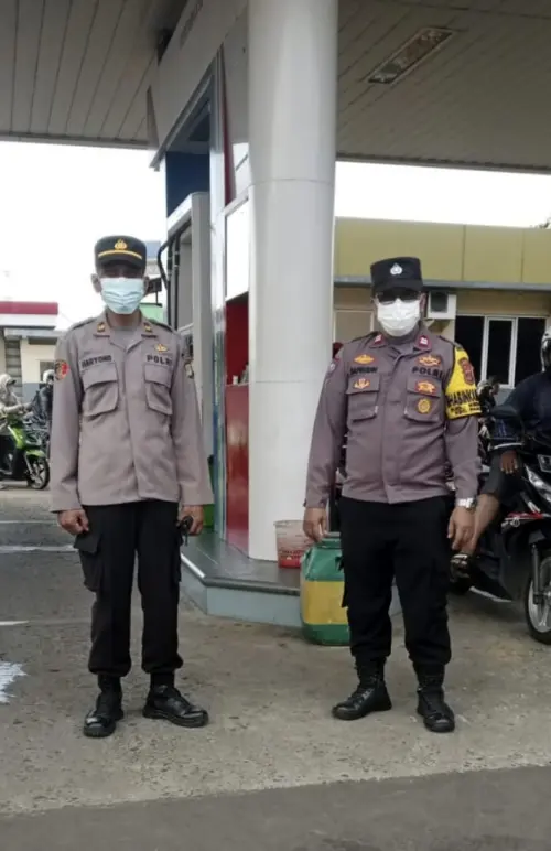 Pasca BBM Naik, Jajaran Kepolisian Patroli SPBU Terus Menerus