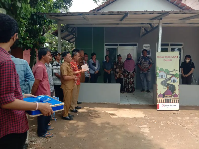 Sinar Mas Land Serah Terima Jaringan Penerangan Jalan Sepanjang 1,5 Km, di Kabupaten Tangerang