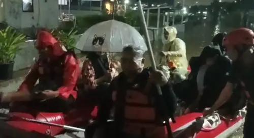 Beberapa Titik Banjir, Usai Tangsel Diguyur Hujan Lebat