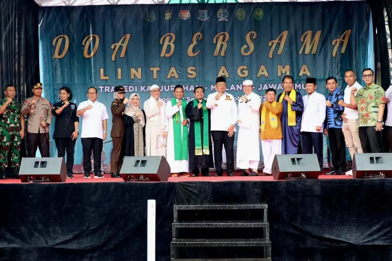 Empati Kanjuruhan, Pemkot Tangsel Doa Bersama Lintas Agama
