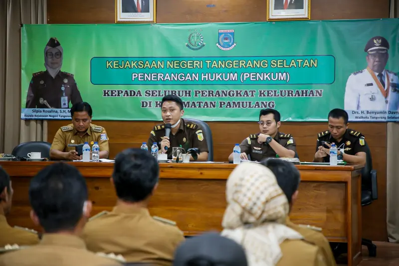 Kejari Tangsel Edukasi Hukum, Libatkan Seluruh Lurah di Pamulang Tangsel&nbsp;