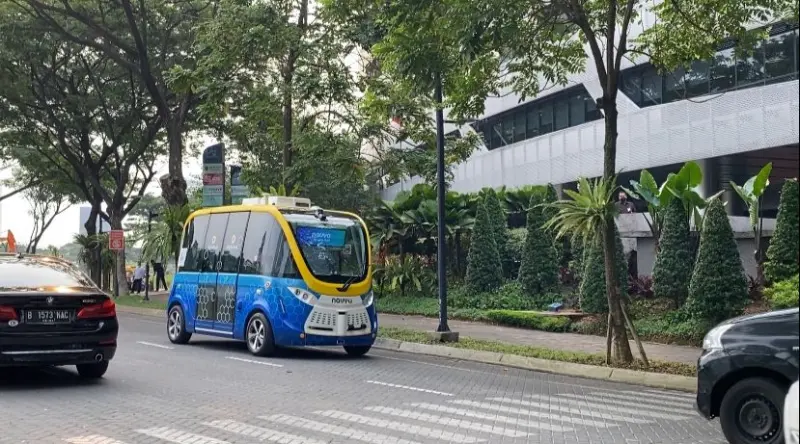 Sinar Mas Land Hadirkan Kendaraan Listrik Otonom di Kawasan BSD Green Office Park