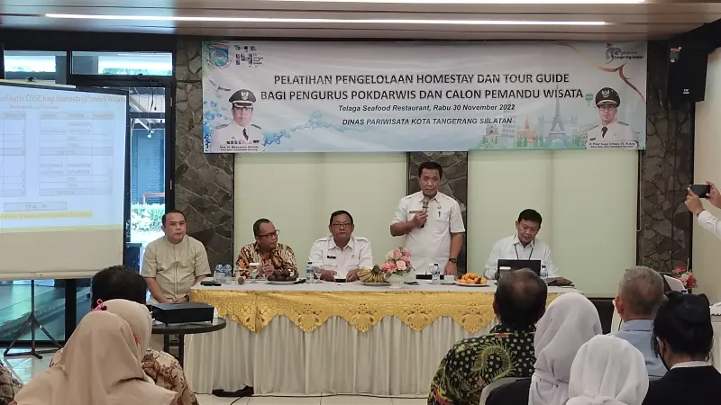 Dinas Pariwisata Tangsel Latih Pokdarwis Kelola Wisata LokalÂ 