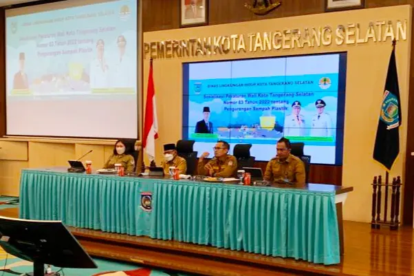 DLH Tangsel Sosialisasi Perwal Nomor 83 Tahun 2022, Dorong Penggunaan Kantong Belanja Ramah Lingkungan