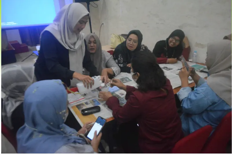 Perluas Wawasan dan Pengalaman Pelaku UMKM, Dinkop Tangsel Gelar Pelatihan Craft