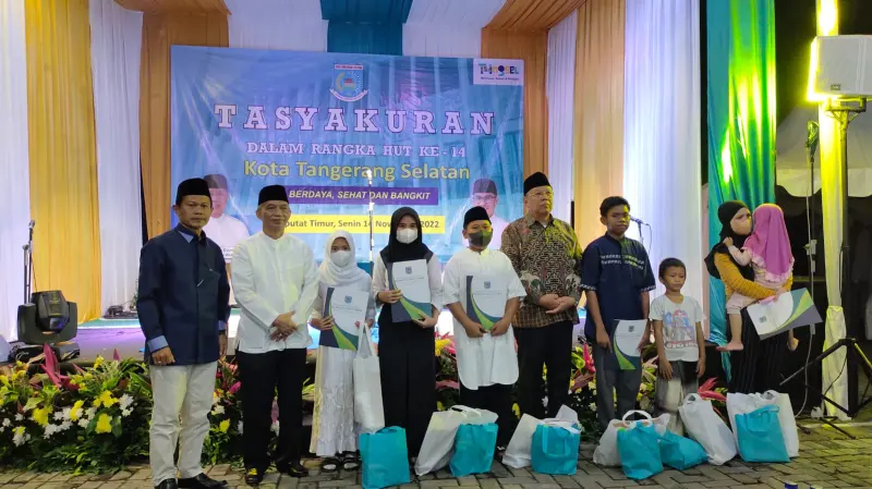 Sambut HUT Kota Tangsel ke-14, Ciputat Timur Gelar Tasyakuran