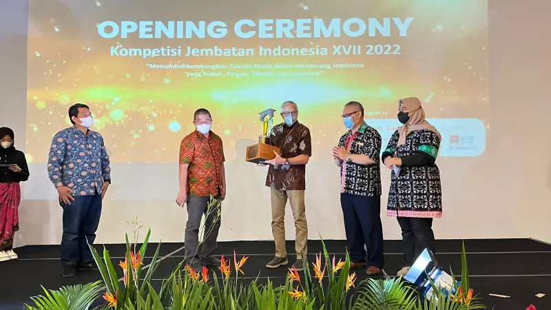 Teknik Sipil UPJ Melaju ke Babak Final, Kompetisi Jembatan Indonesia XVII Tahun 2022