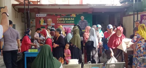 Jelang Nataru Pemkot Kediri Gelar Operasi Pasar Murah