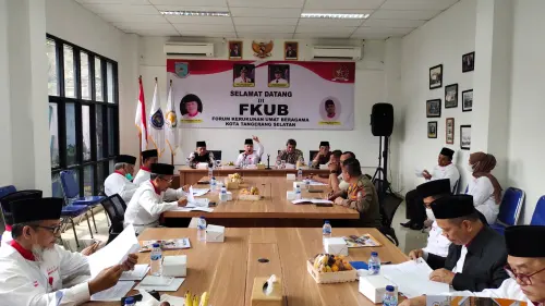 Ketua FKUB Tangsel Rakor Bareng Wanhat, Siap Terima Koreksi