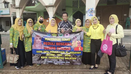 MT Al Hidayah Tangsel Kirim Bantuan Gempa Cianjur, 25 Juta Berikut Selimut dan Handuk