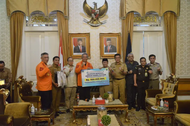 Peduli Korban Gempa Cianjur, Pemkot Tangsel Salurkan Bantuan Kemanusiaan