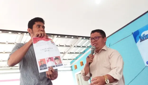 Didampingi Tokoh Masyarakat, Tiga Calon RW 03 Cempaka Putih Tangsel Diarak Keliling Kampung