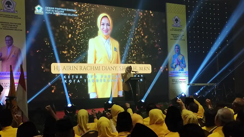 Golkar Tangsel Lantik Ribuan Pengurus TingkatÂ  Kecamatan Hingga Kelurahan, Partai Tengah Wujudkan Kesejahteraan Rakyat