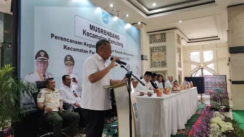 Benyamin Paparkan Capaian Pembangunan 2022, Saat Musrenbang Kecamatan Pamulang