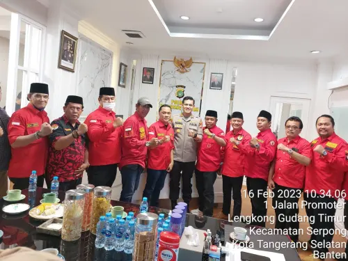 DPP & DPC Kembang Latar Audiensi Bareng Kapolres Tangsel, Begini Pesan AKBPÂ FaisalÂ Febrianto: Ciptakan Kenyamanan Di Tengah Masyarakat