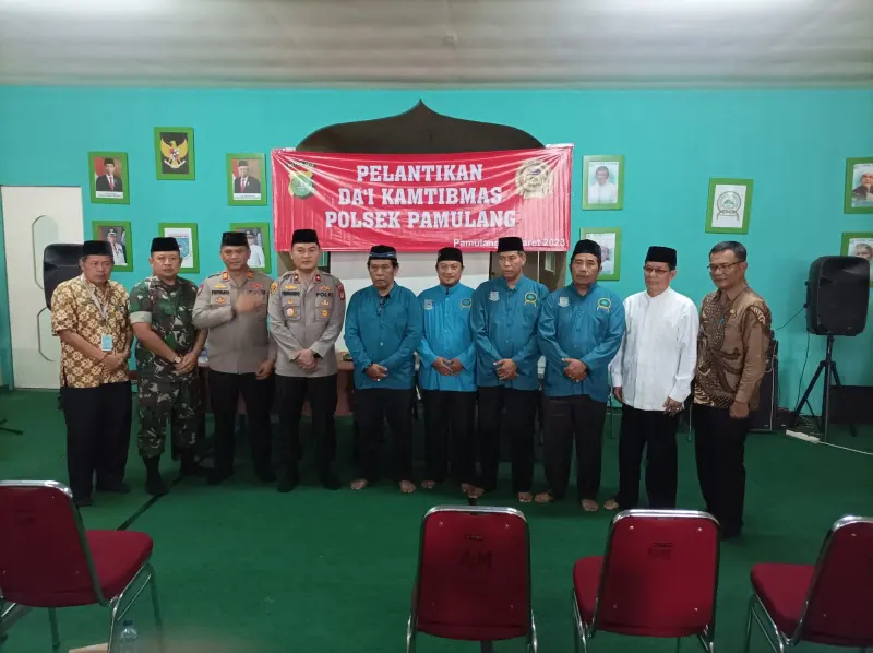 Da\'i Kamtibmas Polsek Pamulang Dikukuhkan, Ustad Ahmad Firdaus Haqqi Didapuk Jadi Ketua